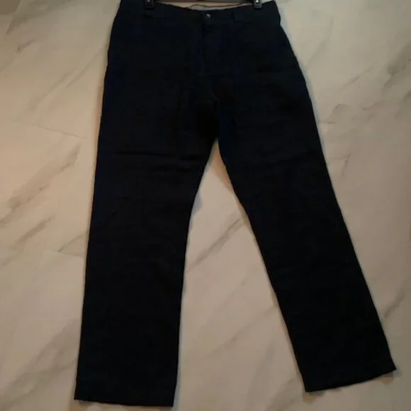 Men's Blue Dress Pants - Picture 2 of 4